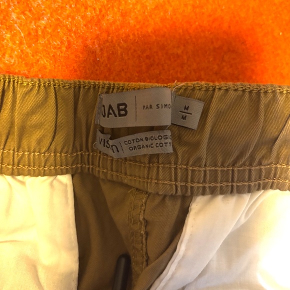 Light brown organic cotton utility cargo joggers pants NWT - Picture 11 of 15